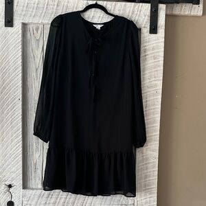 Draper James Elegant Black Long Sleeve Dress